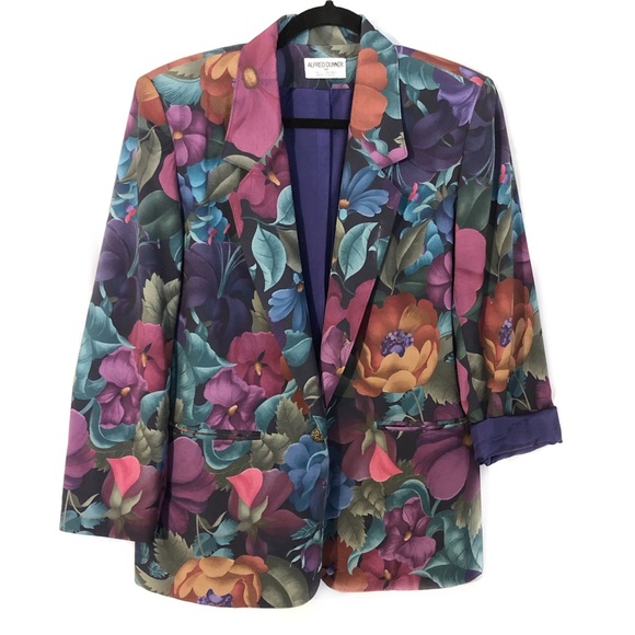 Vintage Jackets & Blazers - Shoulder Pads & Bold Prints! Women’s Blazer